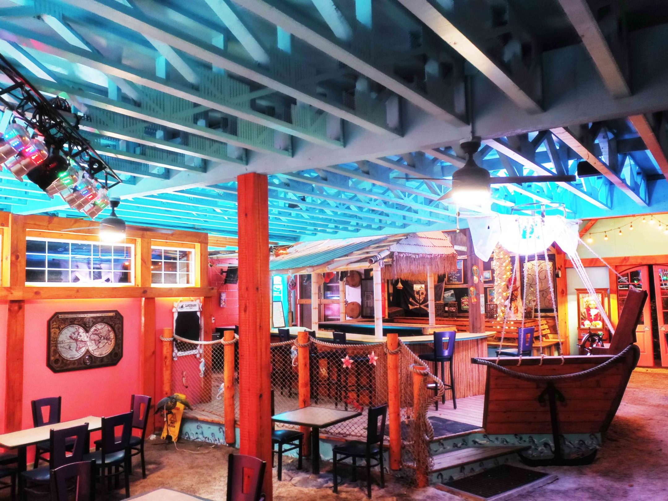 a chair sitting in front of a building