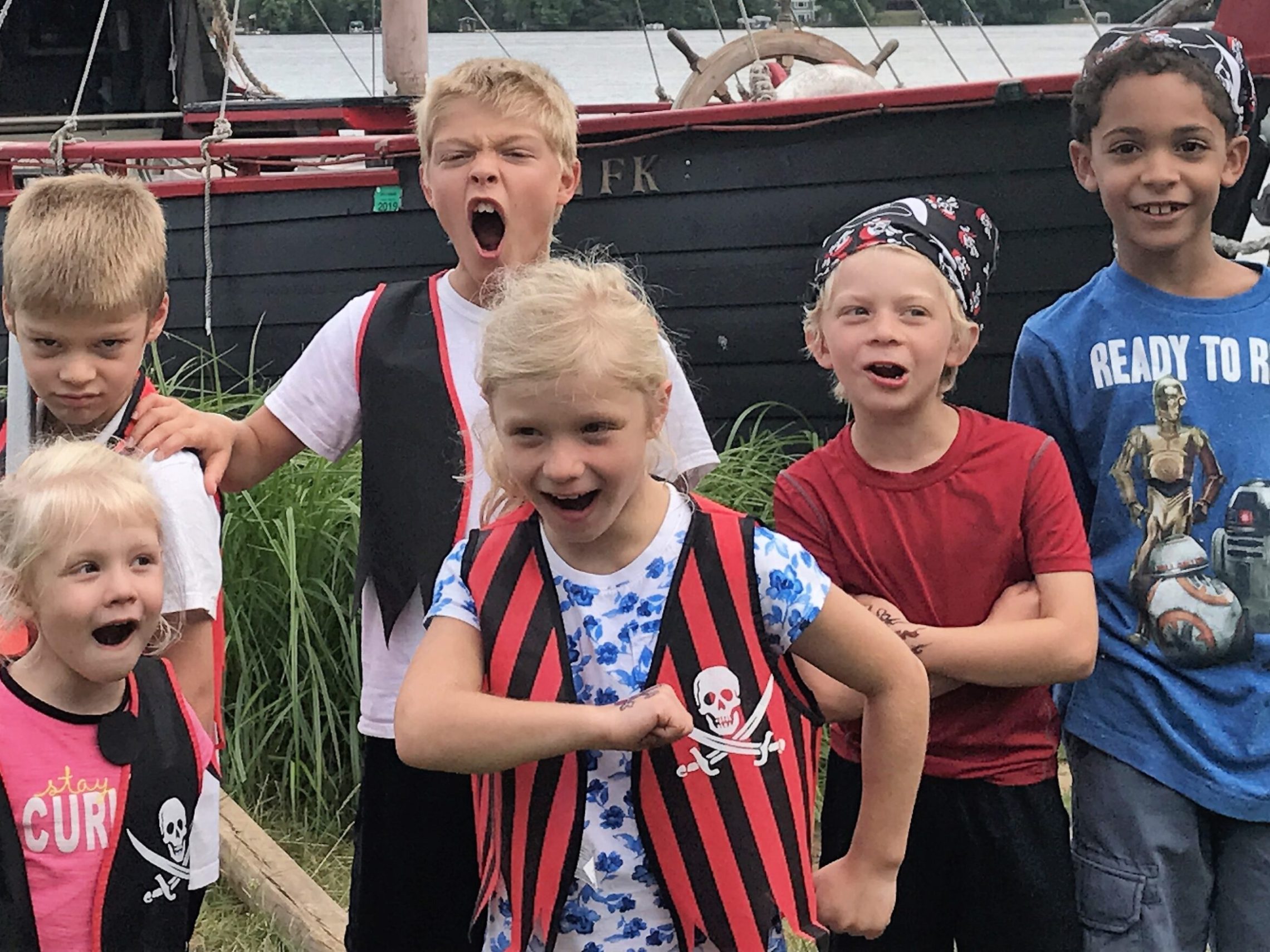 a group of people posing for the camera